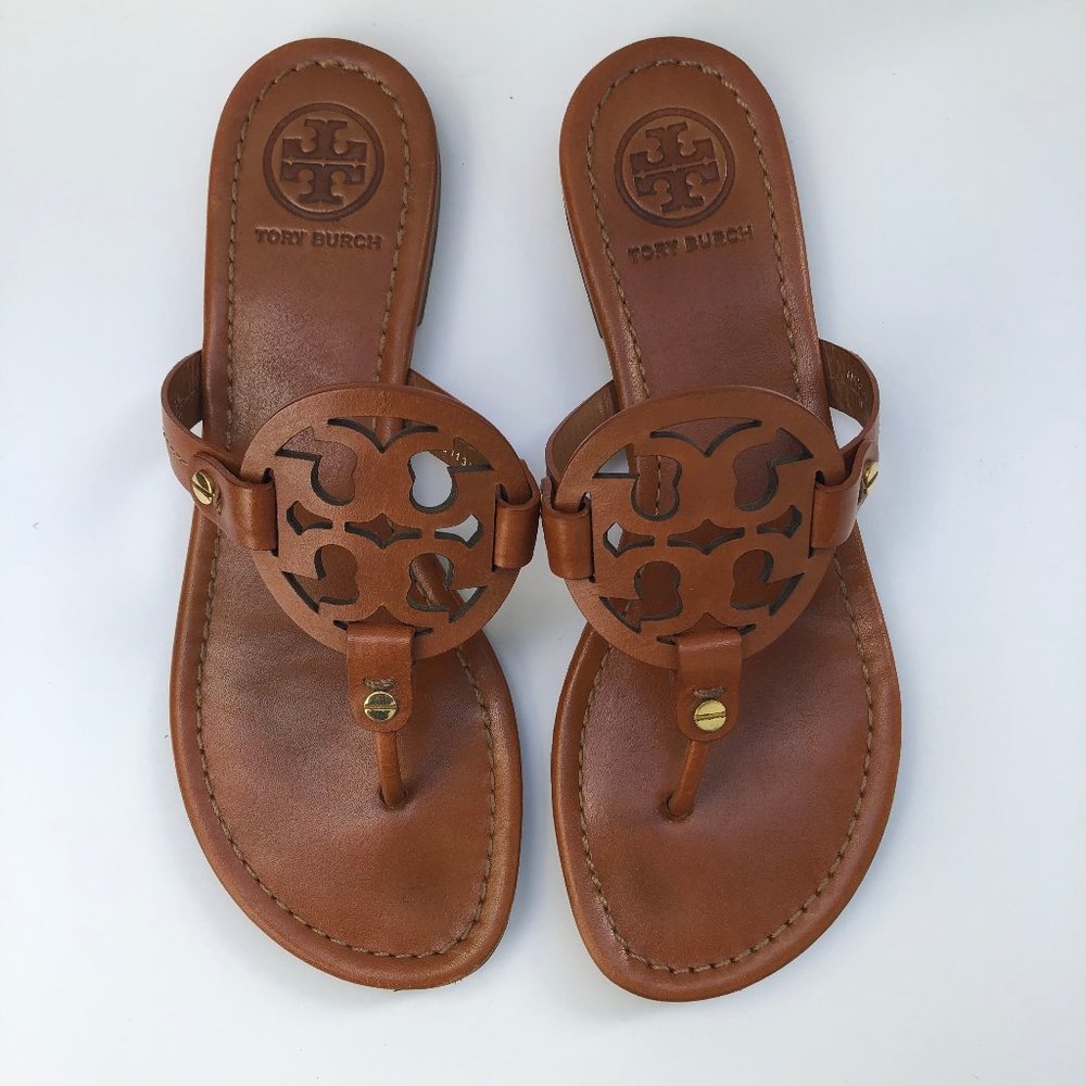 Tori Burch Tan Sandals size 7M